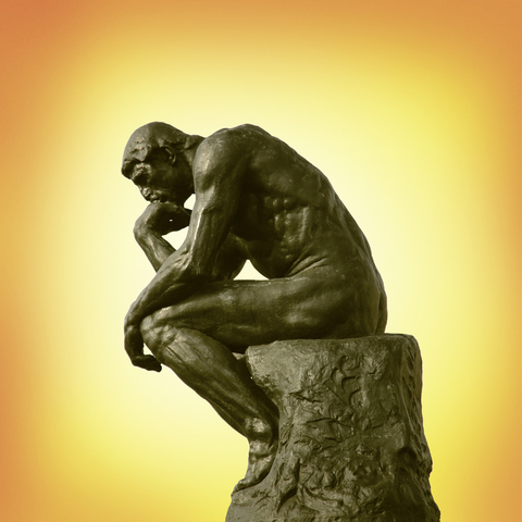 Rodin's “The Thinker”